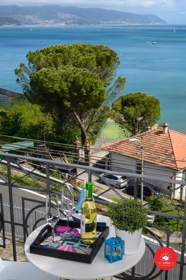 Sea View Escape La Spezia - Cadimare Apartment Luaran gambar